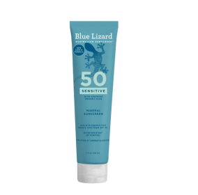 Blue Lizard Australian Sunscreen Sensitive SPF 50 Lotion, 5 oz Tube